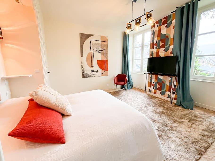 Appartement Cote Jardin - Centre อาล็องซง ภายนอก รูปภาพ