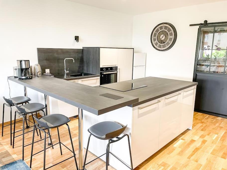 Appartement Cote Jardin - Centre อาล็องซง ภายนอก รูปภาพ